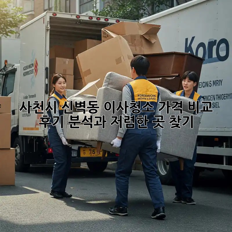 사천시 신벽동 이사청소 가격 비교: 후기 분석과 저렴한 곳 찾기! ✨