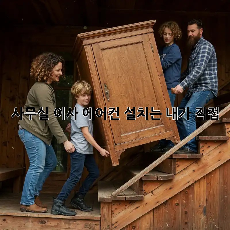 사무실 이사? 에어컨 설치는 내가 직접!
