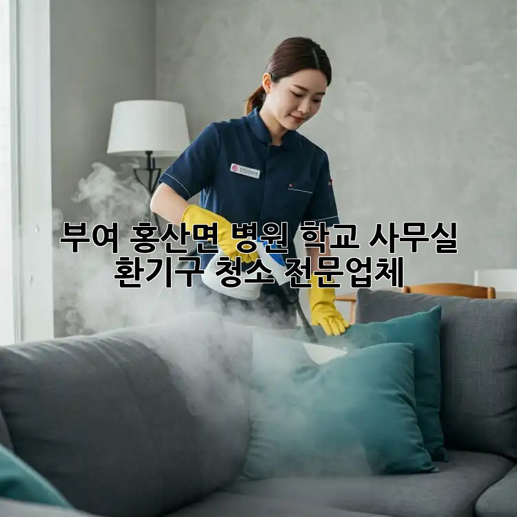 부여 홍산면 병원, 학교, 사무실 환기구 청소 전문업체